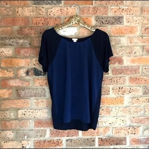 J CREW | Navy Blue Top